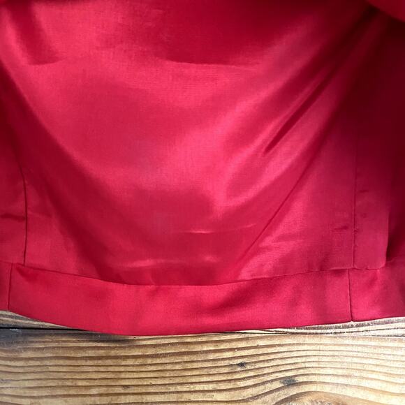 Karen Kane satin boxy bodice top with button detailing size 10 - Picture 6 of 6